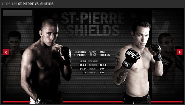 UFC 129 Jake Shields vs Georges ST-Pierre